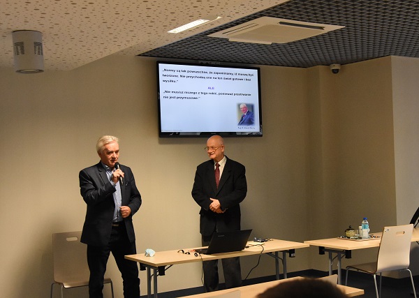 prof. Jerzy Kwaśniewski i dr inż. Zygmunt Niechoda
