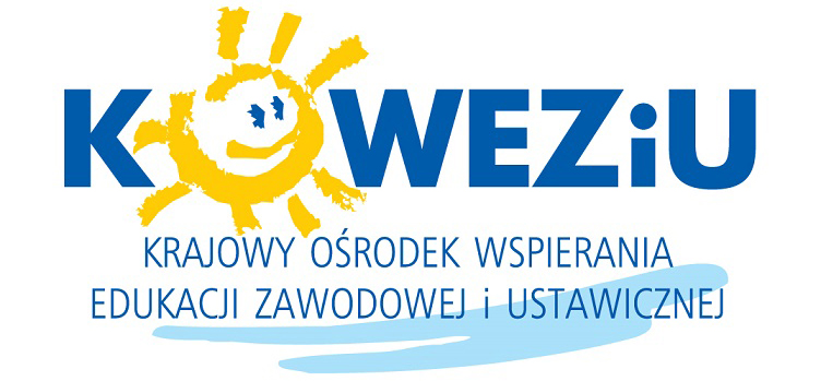 Niebieskie logo ze słoneczkiem KOWEZiU